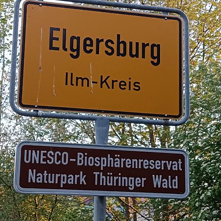 Ferienwohnung Hey Elgersburg Esterno foto