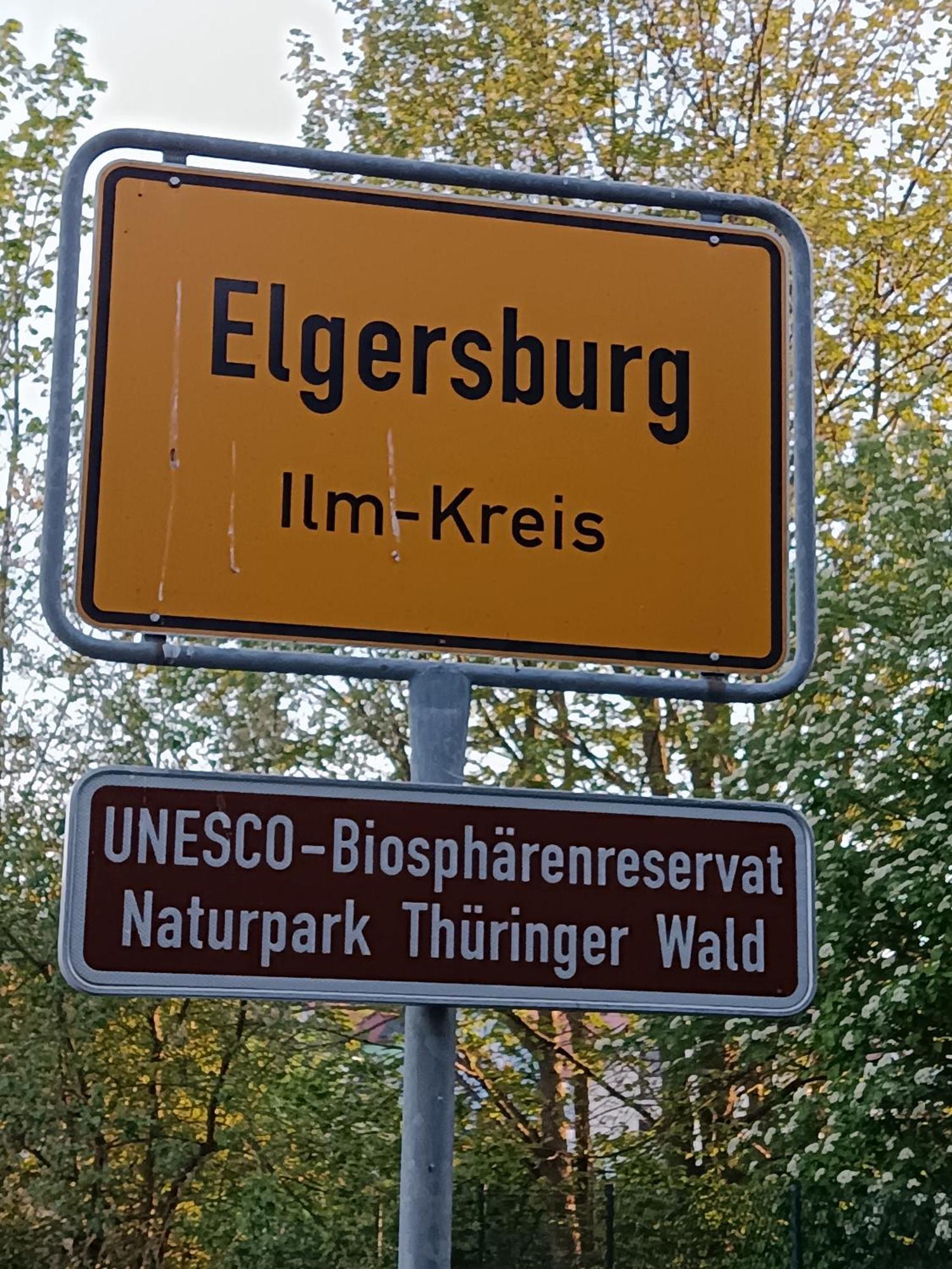 Ferienwohnung Hey Elgersburg Esterno foto